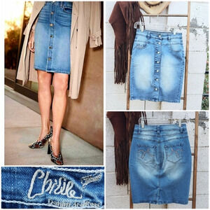 CHIQLE‎ DENIM SKIRT